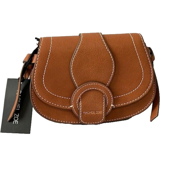 Rachel Zoe Handbags - Rachel Zoe Edessi-200 Saddle Crossbody & Belt Bag Vegan Leather Brown NEW
